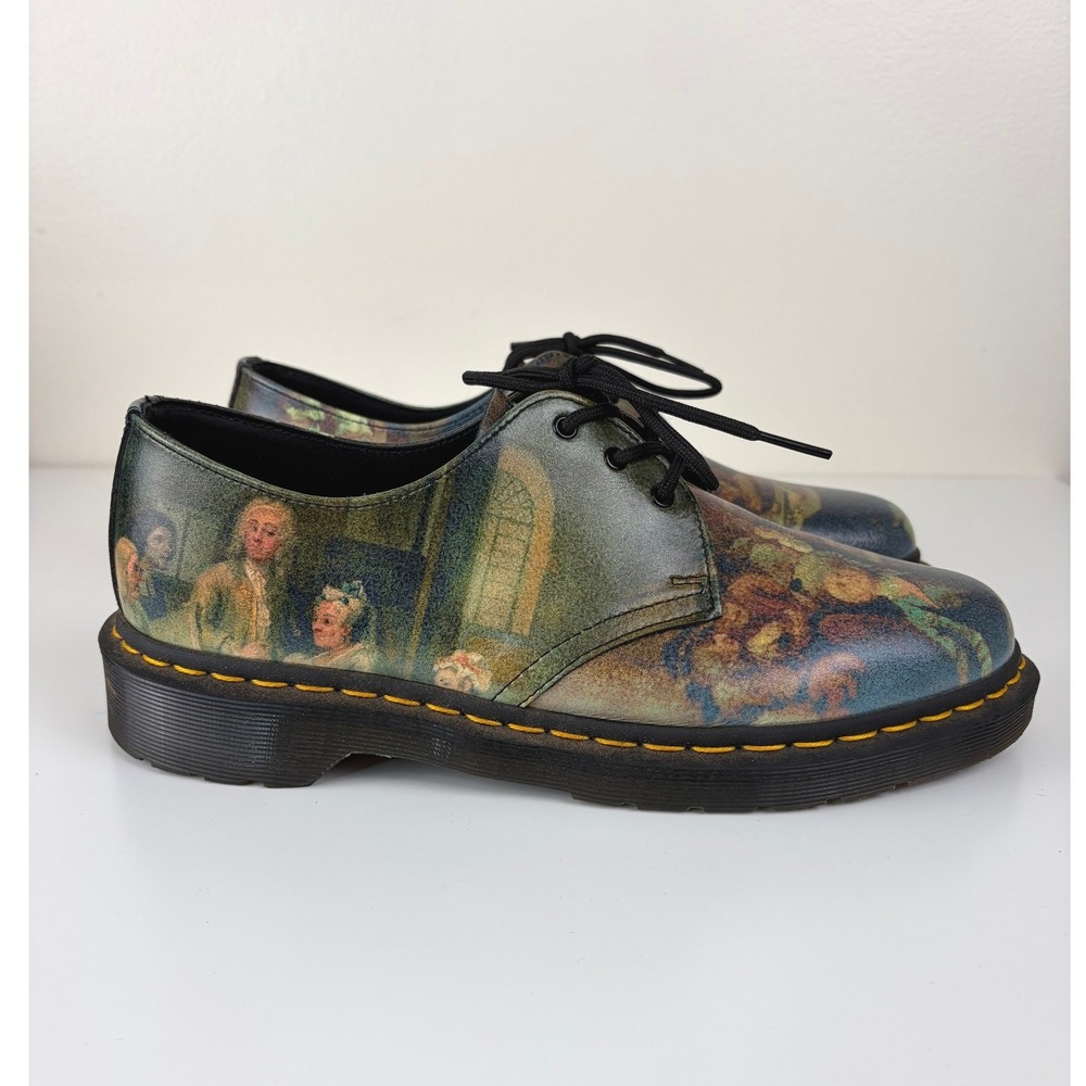 Title Dr Martens 1461 Hogarth Renaissance Art Oxford Shoes M9 W10 14583102 Box